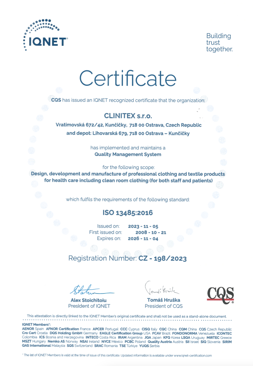 IQNET - ISO 13485:2016