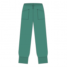 Surgical trousers CLINITEX SPORT dark green