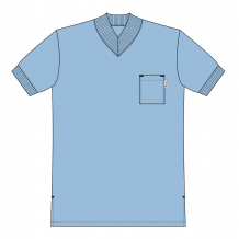 Surgical shirt CLINITEX SPORT blue