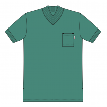 Surgical shirt CLINITEX SPORT dark green