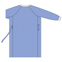 Surgical gown CLINITEX STANDARD BASIC blue