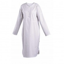 Women´s patient Night Dress MASSALIA logotype CLINITEX