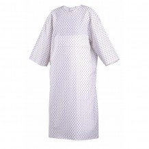 Overlap Back Tie Patient Gown MARLU  logotype CLINITEX