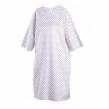 Overlap Back Tie Patient Gown NIKKO  logotype CLINITEX